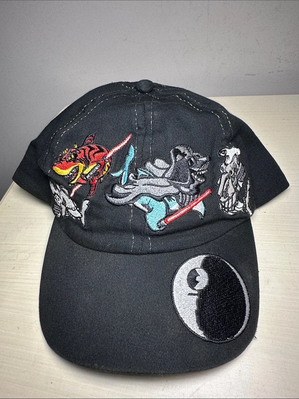 Ripleys Aquarium of the Smokies Black Embroidered Character Baseball Cap